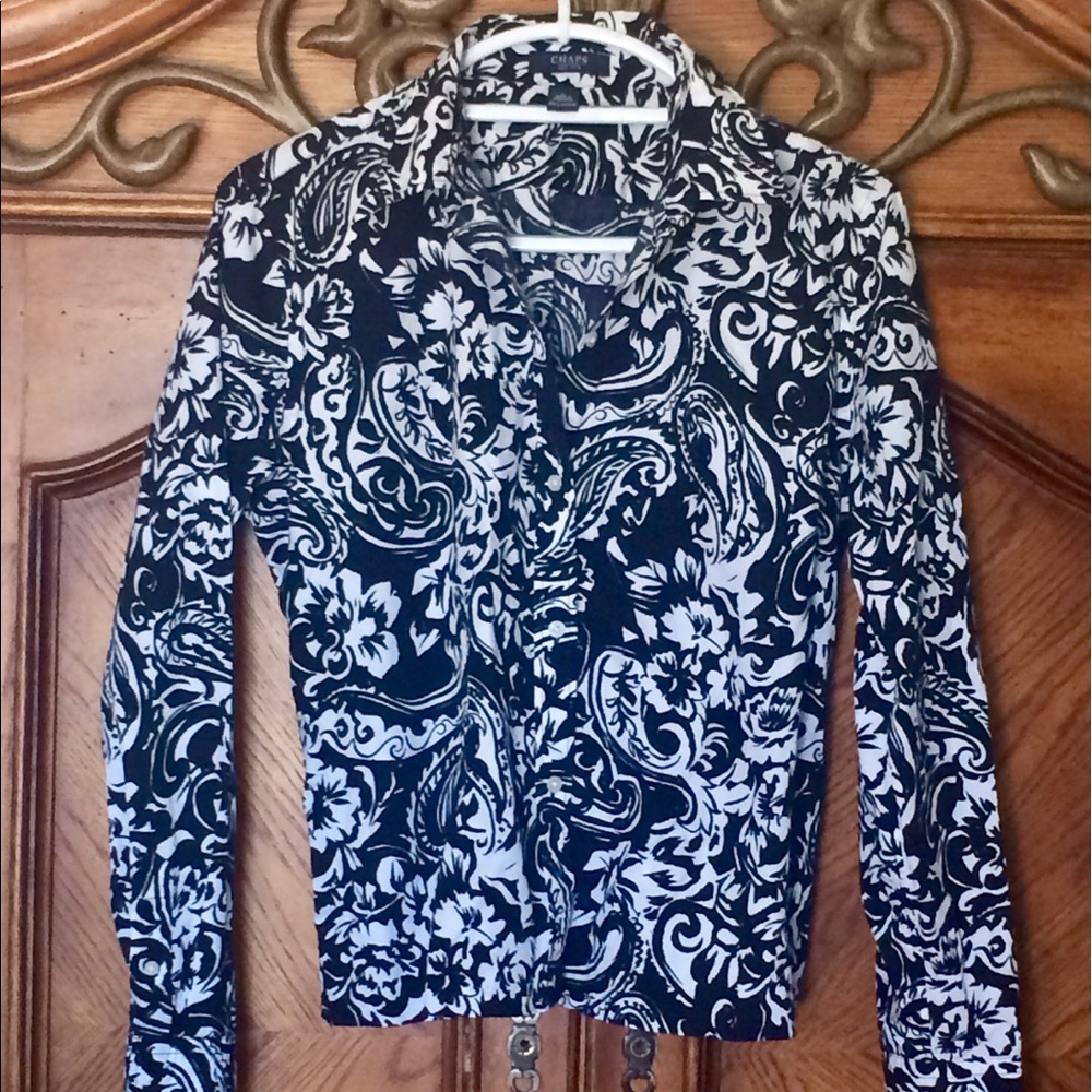 Chaps L paisley top